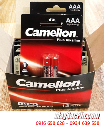 COMBO 01Hộp 12vỉ (24 viên) Pin AAA 1.5v Alkaline Camelion Plus LR03-AM4 (MẪU MỚI) _Giá chỉ 204.000đ/Hộp